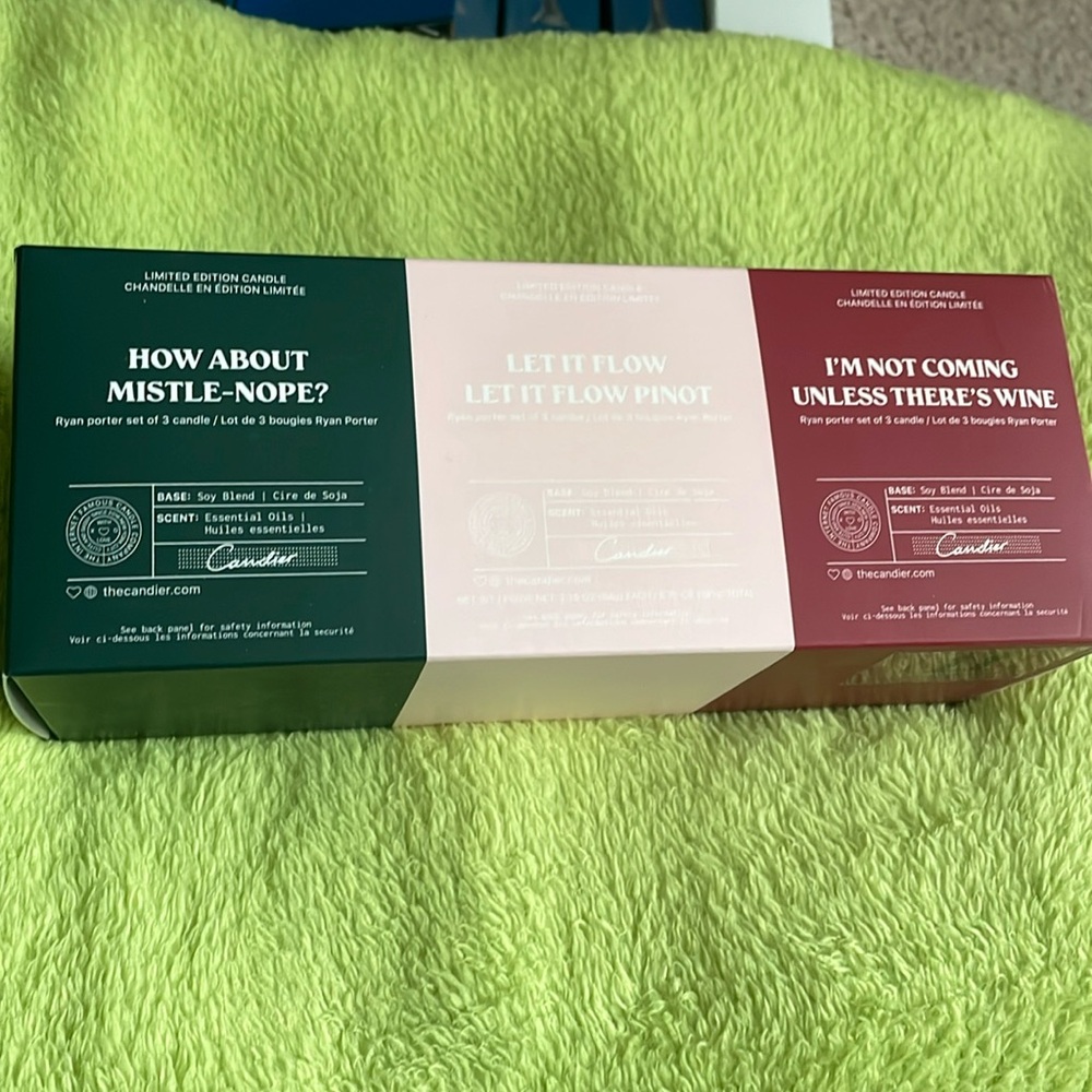 Ryan Porter 3 candle set